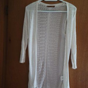 Lightweight white sweater